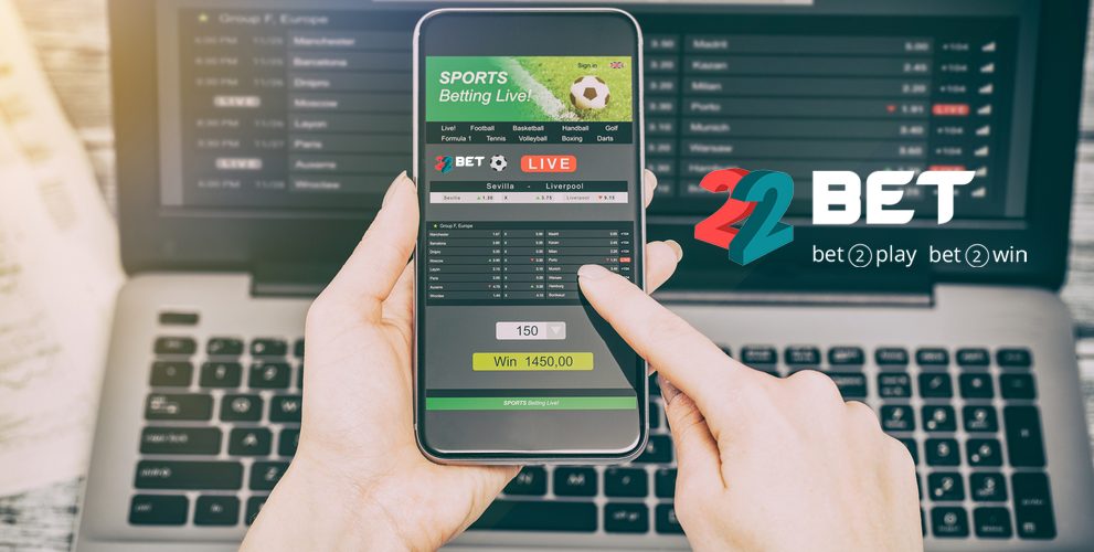 The 22bet mobile app is really easy to use!
