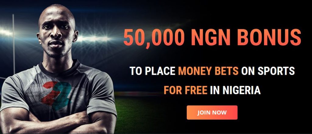 Join and claim the 50.000 NGN bonus on sports or 130.000 NGN on casino