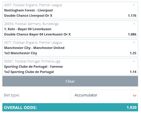 The best accumulator of the weekend!