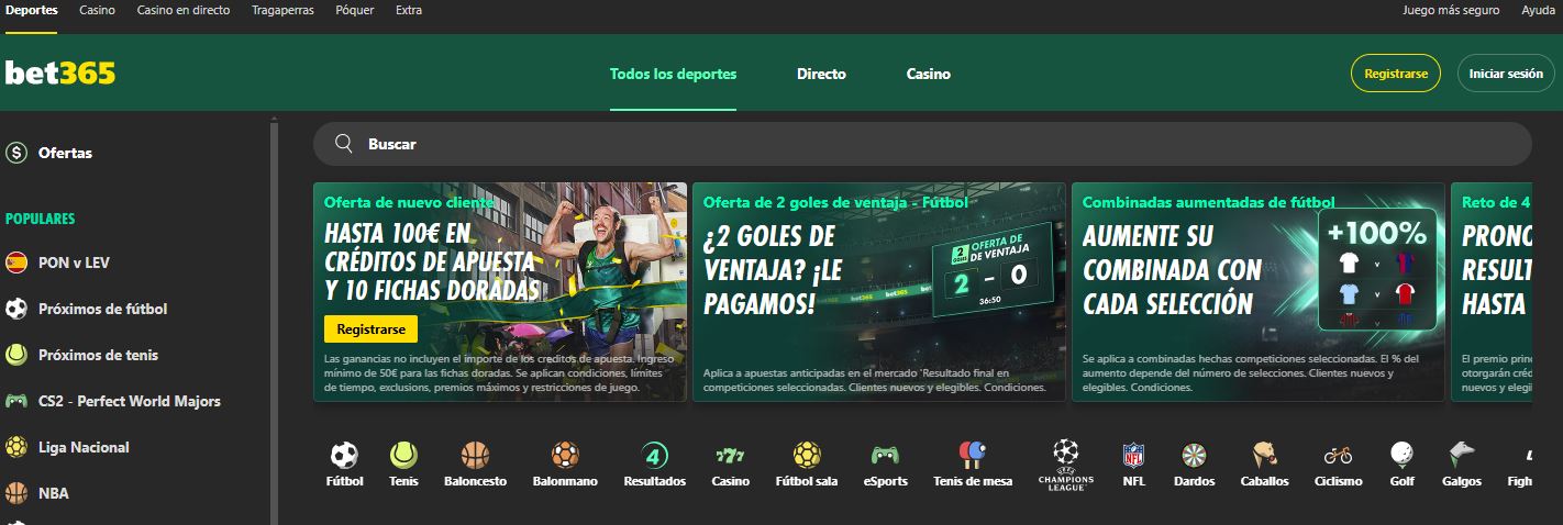 El registro en Bet365 es seguro